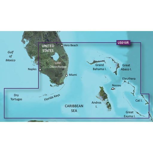 Garmin BlueChart g3 Vision HD - VUS010R - Southeast Florida - microSD/SD [010-C0711-00]