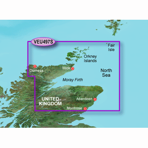 Garmin VEU497S - Orkneys & Moray Firth - SD Card