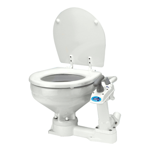 Jabsco Manually Operated Marine Toilet - Compact Bowl