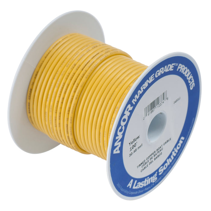 Ancor Yellow 4 AWG Battery Cable - 25' [113902]