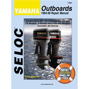 Seloc Service Manual - Yamaha Outboards - 4 Stroke - 1984-96