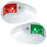 Perko LED Side Lights - Red/Green - 12V - White Epoxy Coated Housing [0602DP1WHT]