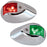 Perko LED Side Lights - Red/Green - 24V - Chrome Plated Housing [0602DP2CHR]