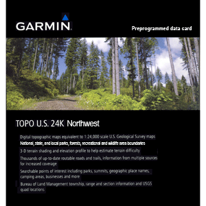 Garmin Topo U.S. 24K - Washington & Oregon - microSD/SD