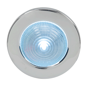 Perko Round Chrome Plated Surface Mount LED Dome Light