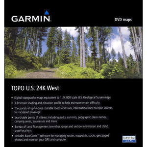 Garmin Topo US 24K DVD West - Washington, Oregon, California, Nevada