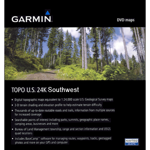 Garmin Topo US 24k DVD Southwest - Utah, Colorado, Arizona & New Mexico