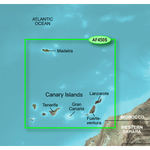 Garmin Bluechart G2 - HAF450S - Madeira & Canary Islands - Data Card