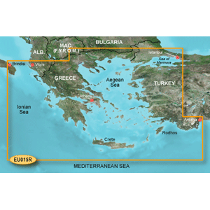 Garmin Bluechart G2 - HEU015R - Aegean Sea & Sea of Marmara - Data Card