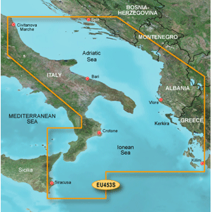 Garmin Bluechart G2 - HEU453S - Adriatic Sea South Coast - Data Card