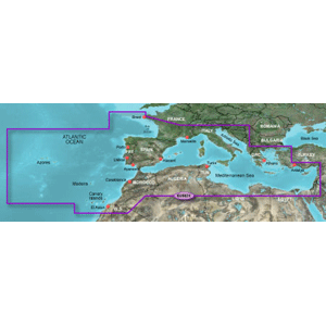 Garmin Bluechart G2 - HXEU802X - Mediterranean Sea & Iberian Peninsula - microSD/SD