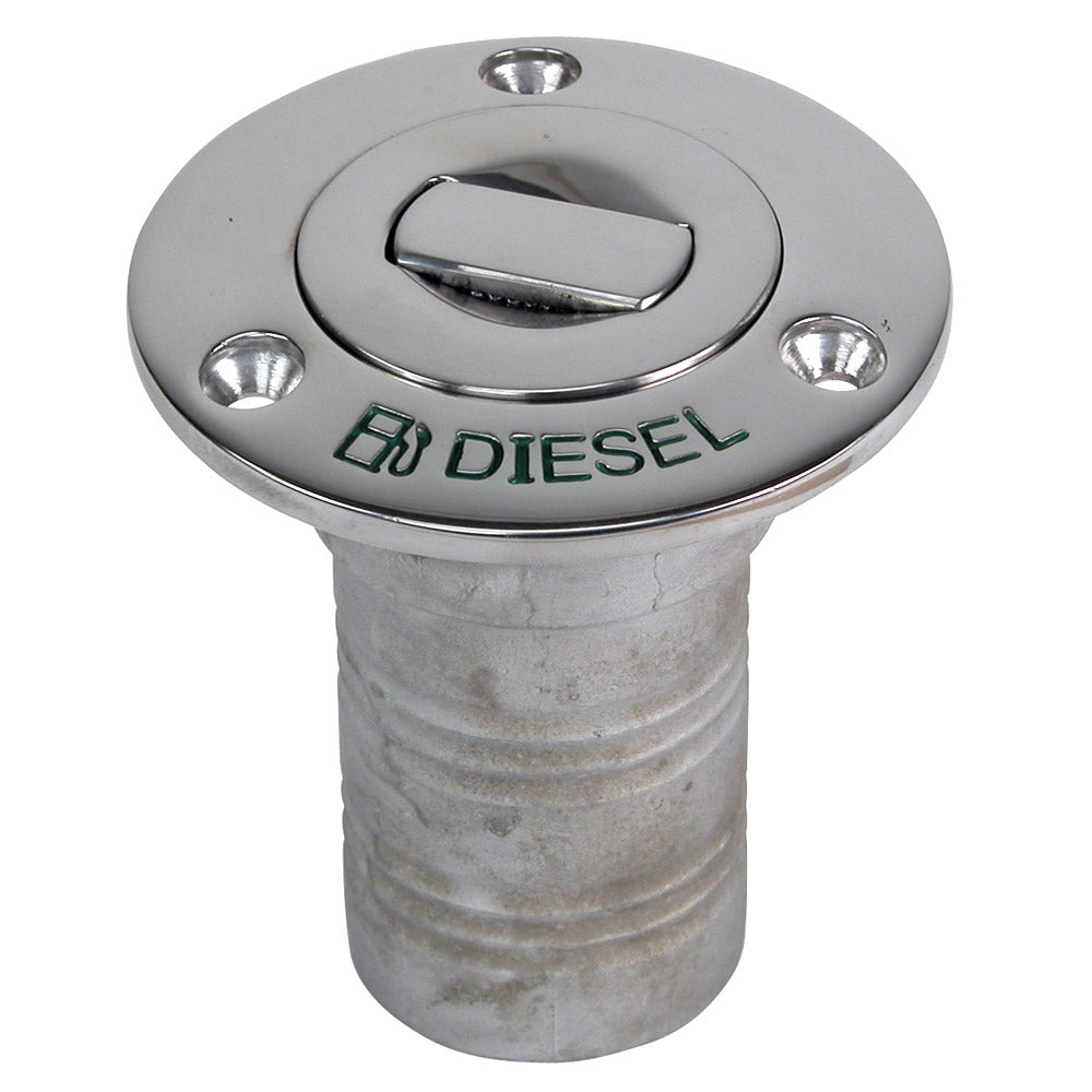 Whitecap Bluewater Push Up Deck Fill - 1-1/2" Hose - Diesel [6994CBLUE]