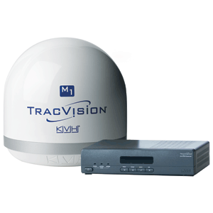 2KVH TracVision M1DX w/12V Multi-Service Interface Box/Controller