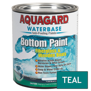 Aquagard Waterbased Anti-Fouling Bottom Paint - 1Qt - Teal