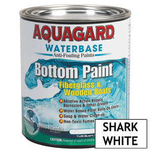 Aquagard Waterbased Anti-Fouling Bottom Paint - 1Qt - Shark White