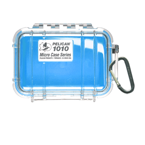 Pelican 1010 Micro Case w/Clear Lid - Blue