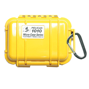 Pelican 1010 Micro Case w/Solid Lid - Yellow