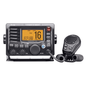 Icom M504A VHF Radio w/Hailer - Black — CE Marine Electronics