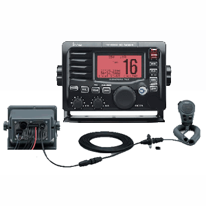 Icom M504A VHF Rear Mic Version - Black