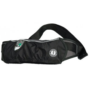 Mustang Inflatable Belt Pack PFD - Black/Carbon