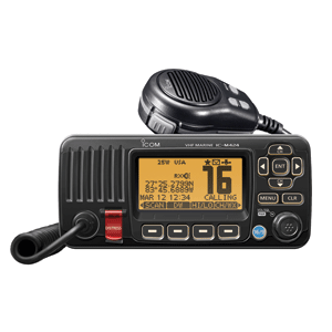 Icom M424 Black VHF Fixed Mount w/Class D DSC