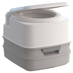 Thetford Porta Potti 260B Marine Toilet with Bellows Pump and Hold-Down Kit