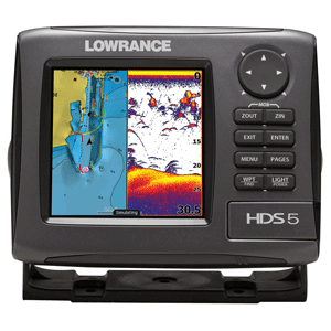 Lowrance HDS-5 Gen2 Lake Insight w/83/200 kHz Transducer — CE