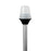 Attwood Frosted Globe All-Around Pole Light w/2-Pin Locking Collar Pole - 12V - 36" [5110-36-7]