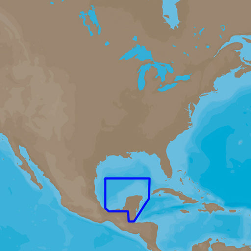 C-MAP  4D NA-947 Coatzacoalcos, MX to Honduras Bay, GT [NA-D947]