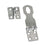 Whitecap Fixed Safety Hasp - CP/Brass - 1" x 3" [S-578C]