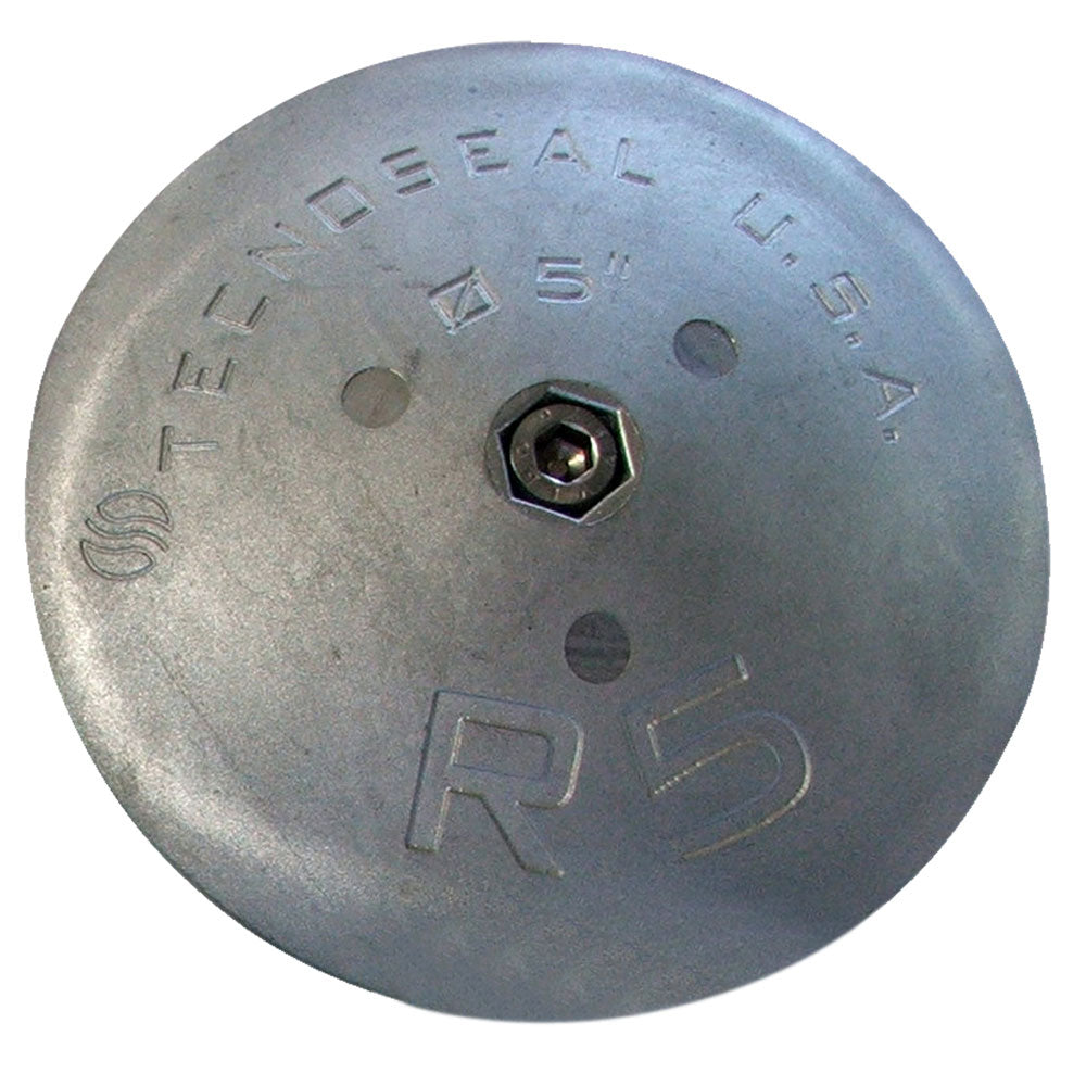 Tecnoseal R5AL Rudder Anode - Aluminum - 5" x 7/8" [R5AL]