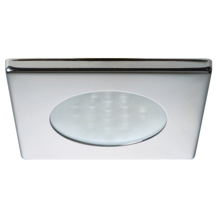 Quick Bryan C Downlight LED -  2W, IP66, Spring Mounted w- Touch Switch - Square Stainless Bezel, Round Warm White Light [FAMP3482X02CA00]