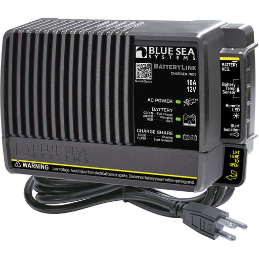 Blue Sea 7605 BatteryLink Charger - 10Amp - 2-Bank [7605]