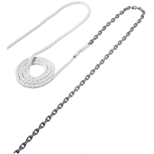 Maxwell Anchor Rode - 15-1/4" Chain to 150-1/2" Nylon Brait [RODE38]