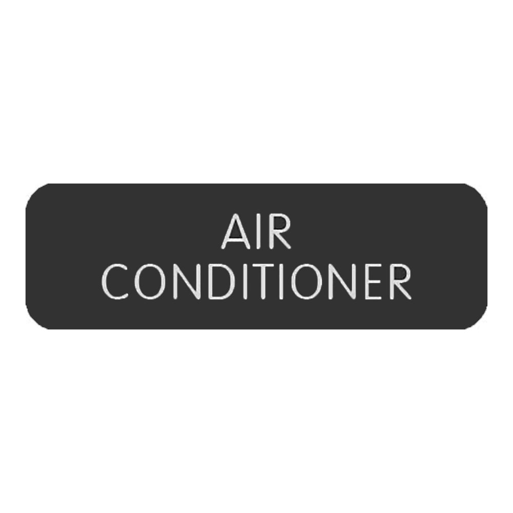 Blue SeaLarge Format Label - "Air Conditioner" [8063-0026]