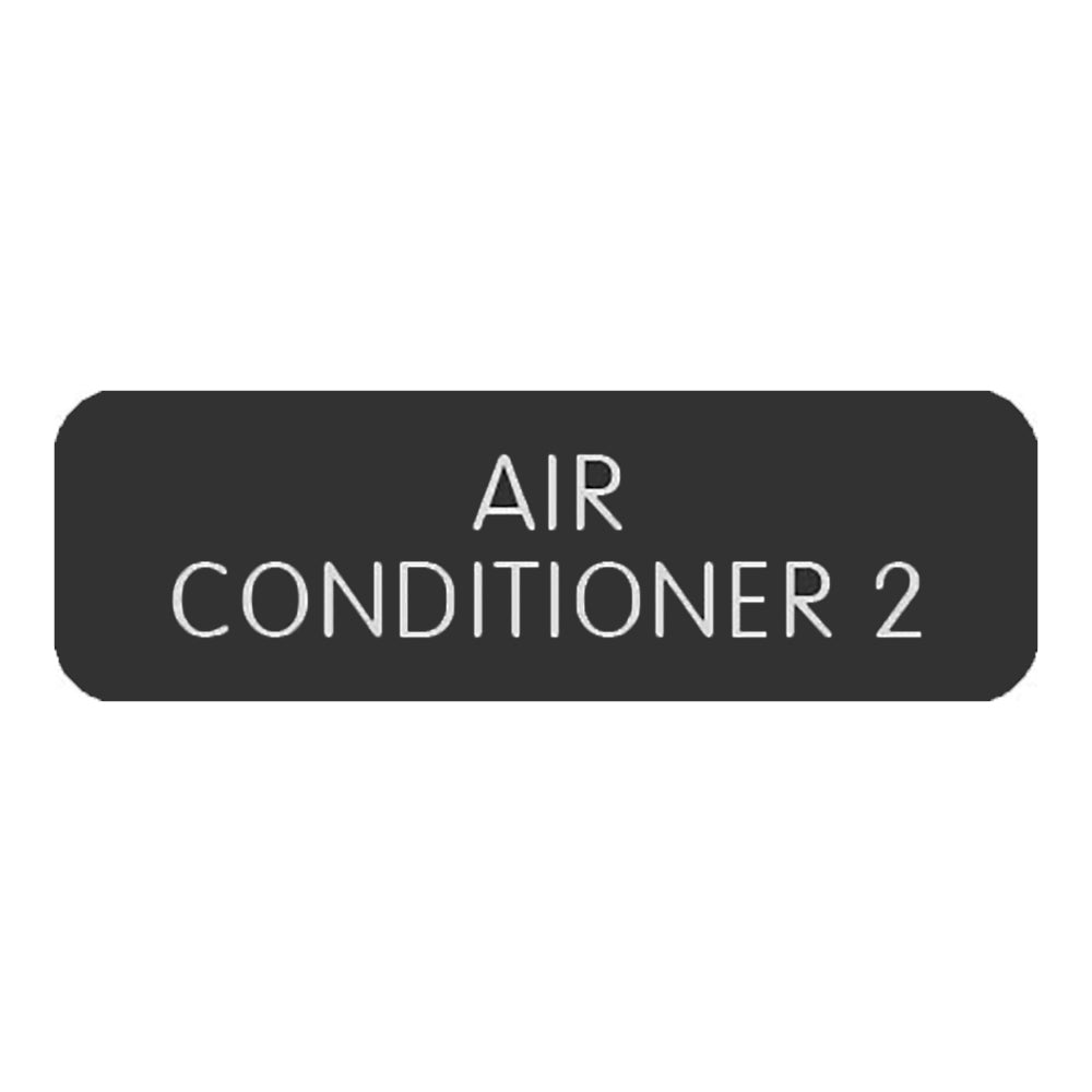Blue Sea Large Format Label - "Air Conditioner 2" [8063-0027]
