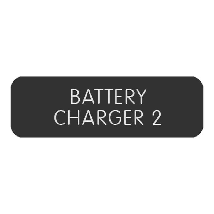 Blue SeaLarge Format Label - "Battery Charger 2" [8063-0051]