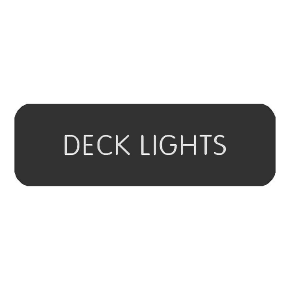 Blue SeaLarge Format Label - "Deck Lights" [8063-0124]