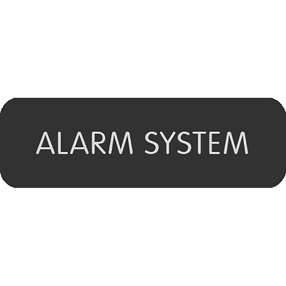 Blue Sea Large Format Label - "Alarm System" [8063-0032]