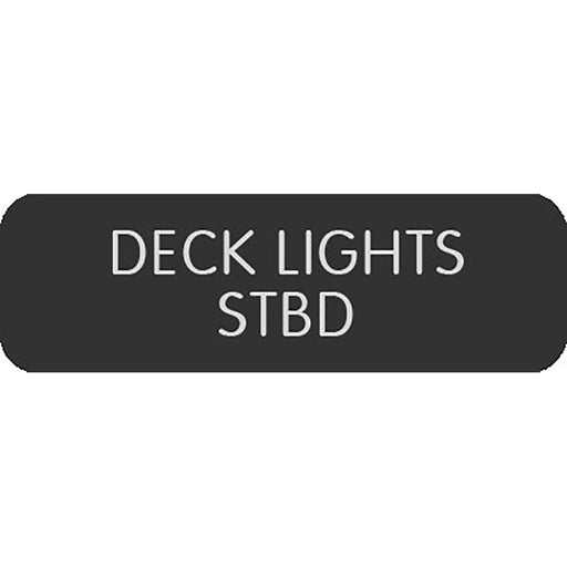 Blue Sea Large Format Label - "Deck Lights STBD" [8063-0128]