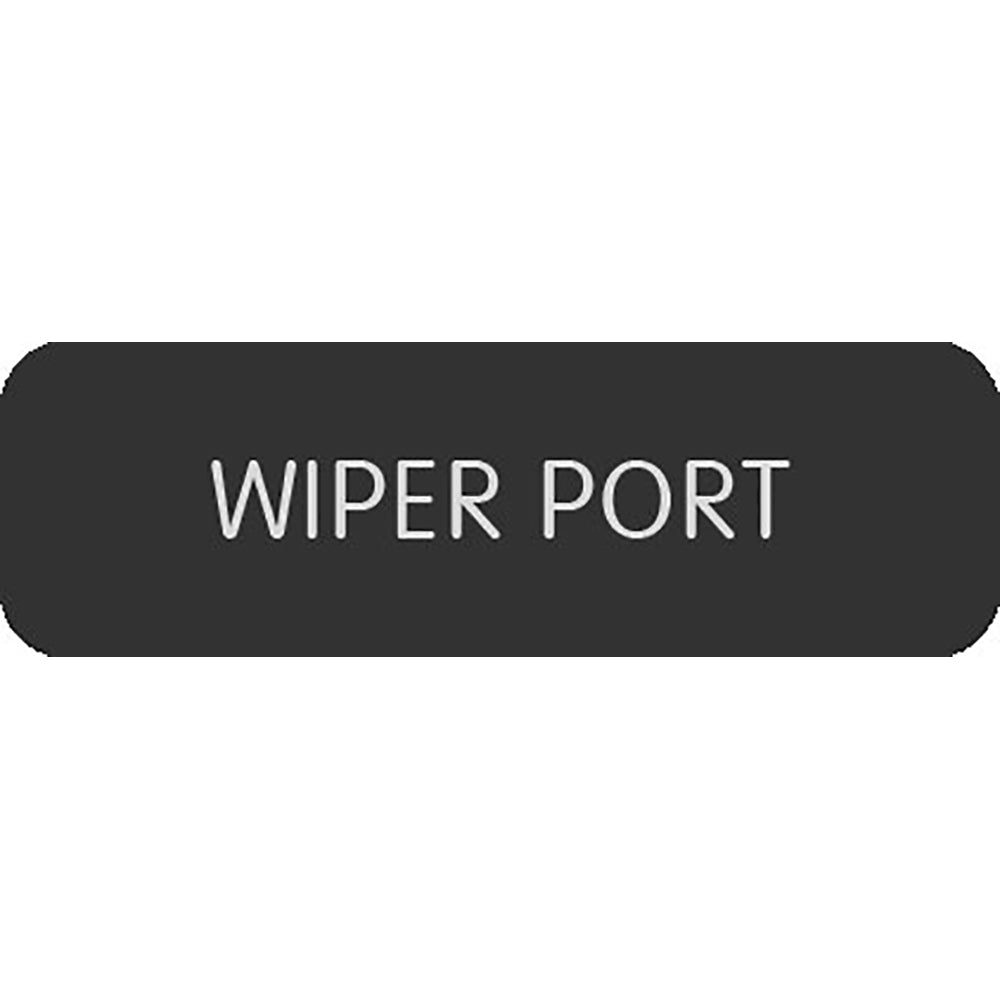 Blue Sea Large Format Label - "Wiper PORT" [8063-0450]