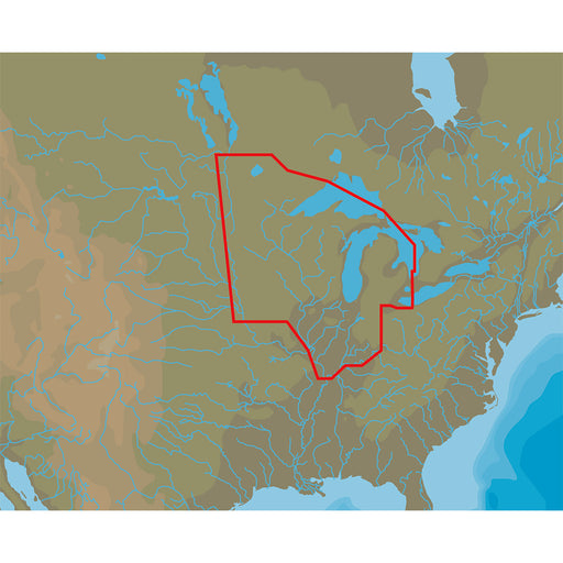 C-MAP 4D Lakes NA-D072 North Central [NA-D072]