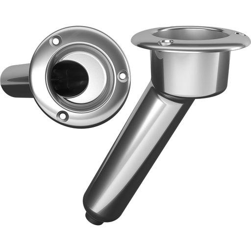 Mate Series Stainless Steel 30 Rod  Cup Holder - Drain - Round Top [C1030D]