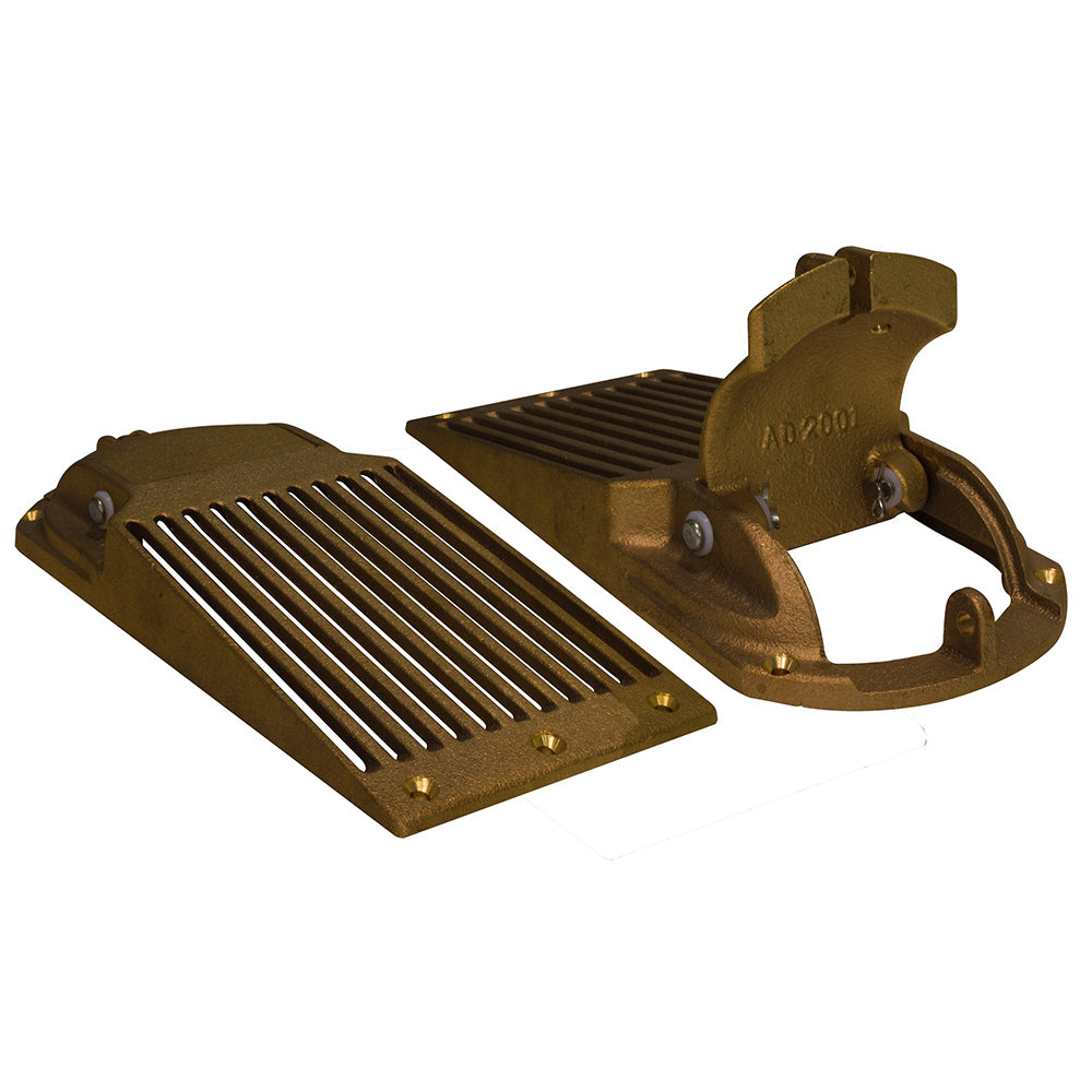 GROCO Bronze Slotted Hull Scoop Strainer w/Access Door f/Up to 2" Thru Hull [ASC-2000]