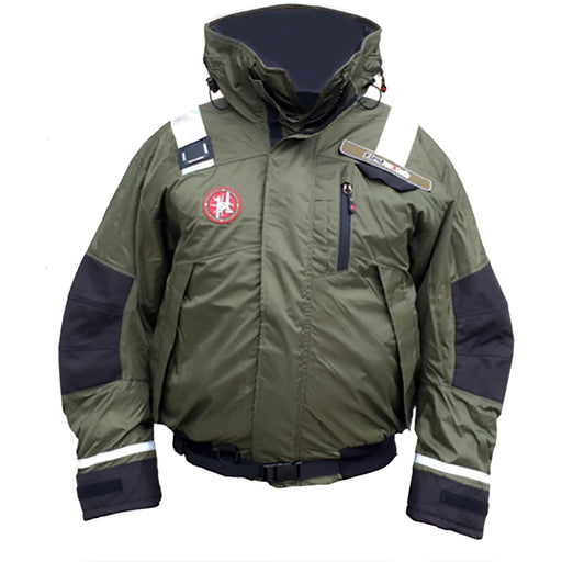 First Watch AB-1100 Flotation Bomber Jacket - Green - Large [AB-1100-PRO-GN-L]