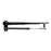 Marinco Wiper Arm Deluxe Black Stainless Steel Pantographic - 17"-22" Adjustable [33037A]