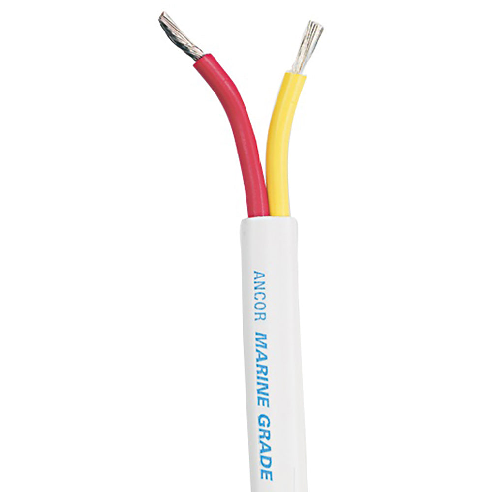 Ancor Safety Duplex Cable - 12/2 AWG - Red/Yellow - Flat - 25 [124302]