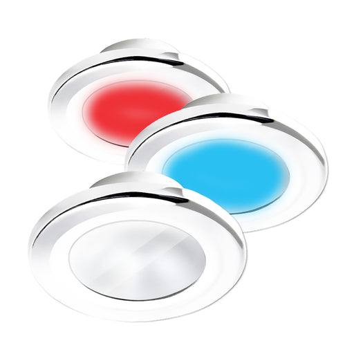 i2Systems Apeiron A3120 Screw Mount Light - Red, Warm White  Blue - White Finish [A3120Z-31HCE]