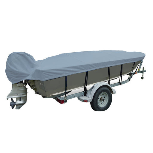 Carver Performance Poly-Guard Wide Series Styled-to-Fit Boat Cover f/16.5 V-Hull Fishing Boats - Shadow Grass [71116C-SG]
