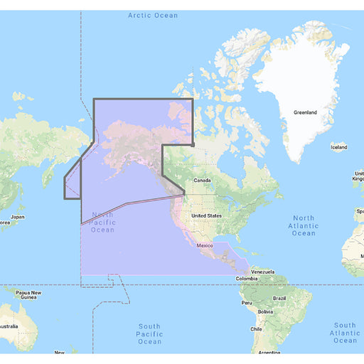 Furuno US  Canada Pacific Coast, Hawaii, Alaska, Mexico to Panama - C-MAP Mega Wide Chart [MM3-VNA-035]